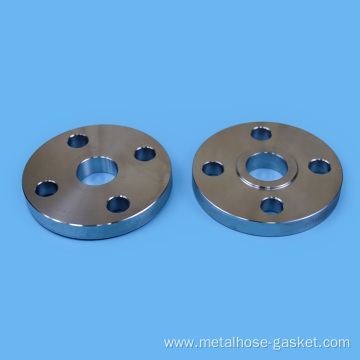 Flat welded plate flange